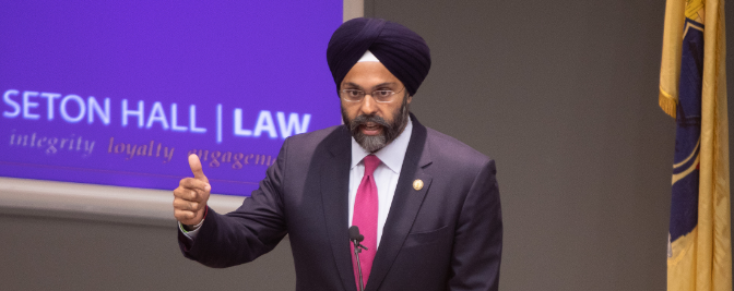 Attorney General Keynotes at Seton Hall Law's Diversity Speaks