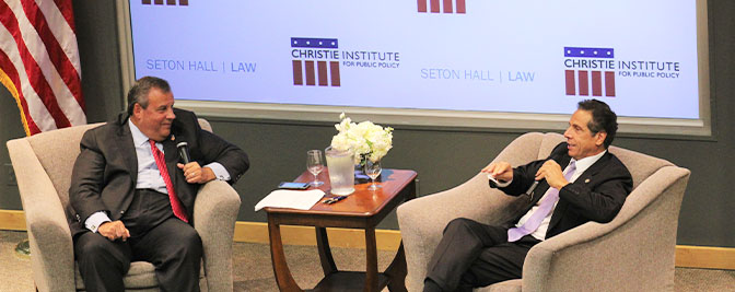 Christie Institute for Public Policy Hosts Inaugural Lecture at Seton Hall Law