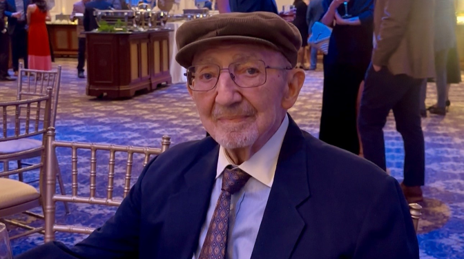 old man with a hat