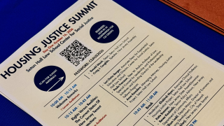 Flyer with text