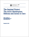 The Sentinel Project: The ACA's Marketplace Reforms and Access to Care