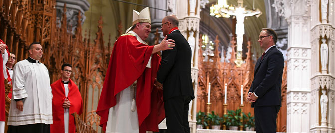 Red Mass 2019 with Cardinal Tobin and Kevin H. Marino '84