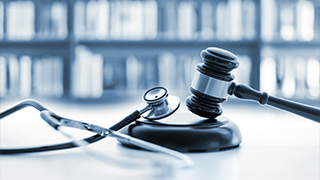 Stethoscope and Gavel