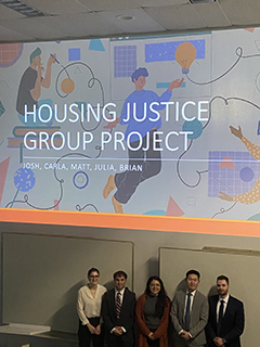 Housing Justice Group Project (Josh, Carla, Matt, Julia, Brian)