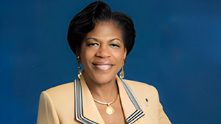 Black female smiling