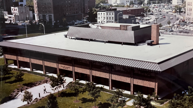 A building view from above