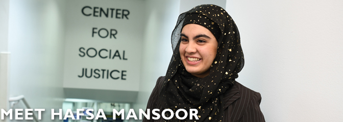 Meet Hafsa Mansoor, student at Seton Hall Law