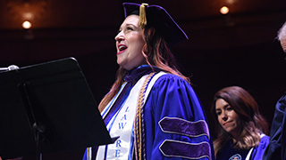 Image of graduates for Seton Hall Law Commencement