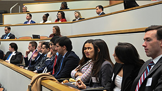 Students at Law Review Symposium