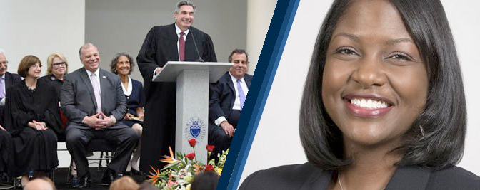 JUSTICE WALTER TIMPONE '79 RETIRES AS PRE-LEGAL PRORAM ALUM FABIANA PIERRE-LOUIS BECOMES FIRST AFRICAN AMERICAN WOMAN TO SERVE
