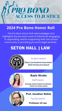 Pro Bono Honor Roll 2024