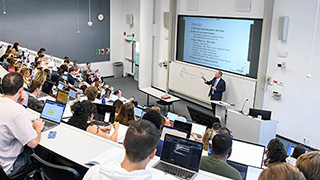 Professor teaching