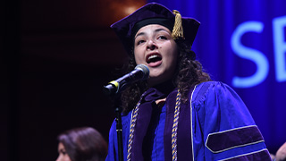 Image of graduates for Seton Hall Law Commencement