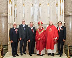 Honorees and Celebrants gather for a group photo in the Cathedral