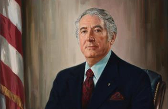 Man in suit posed for portrait