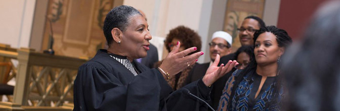 Judge Salaam came to Seton Hall Law ten years after graduating college