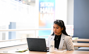 Student using laptop Student using laptop