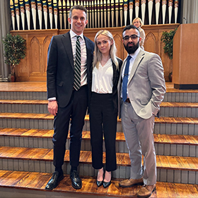 Kevin Turner, Victoria Jewula, and Abbas Chaudhry Kevin Turner, Victoria Jewula, and Abbas Chaudhry